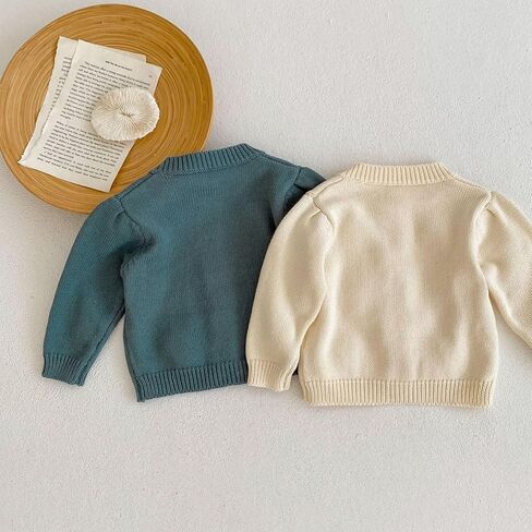 HOOLCHEAN Baby Girls 3D Flowers Cotton Cardigan Sweater in Kuwait