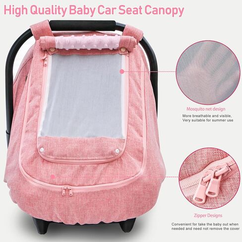 Waterproof Baby Car Seat Cover，YVMVDV Cold Weather Carseat Cover for Babies,Infant Car Seat Cover Canopy for Boy Girls,Windproof Car Seat Canopy for Boys & Girls, Keeps Babies Warm and Cozy (Beige) in Saudi Arabia