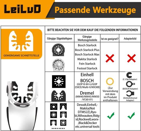 LEILUO 127 Pcs Oscillating Tool Sanding Pad Kit 4 Pcs 3-1/2 Inch Triangle Sanding Pads 120 Pcs Sandpaper 3Pcs Adapters Compatible with DeWalt Dremel Milwaukee and More in Kuwait