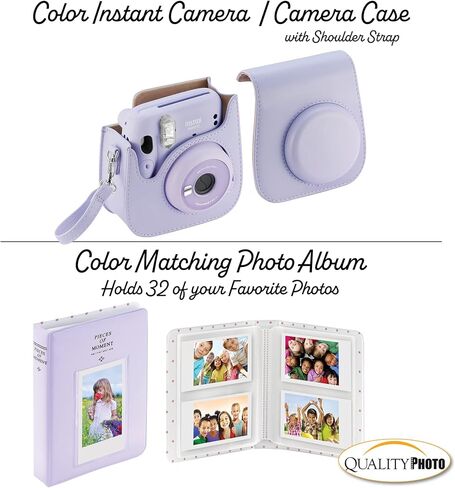 Fujifilm Instax Mini 11 Instant Camera with Case, 20 Fujifilm Films and More Accessories. Bonus Quality Photo Microfiber Cloth (Dusty Pink)… in Saudi Arabia