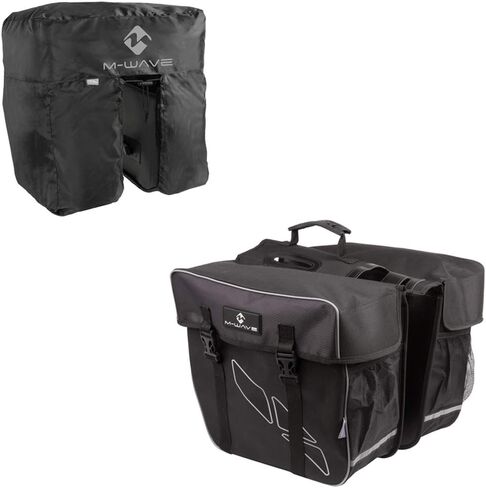 M-Wave Day Tripper Double Pannier Bags - Black, 30 litres in Kuwait