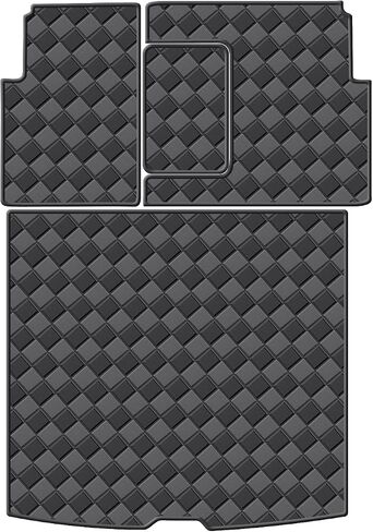 Cargo Mat & Backrest Mats for 2018-2024 Volvo XC60 Accessories, All Weather Waterproof Rear Cargo Liner Rear Trunk Liner Back Seat Cover Protector in Saudi Arabia