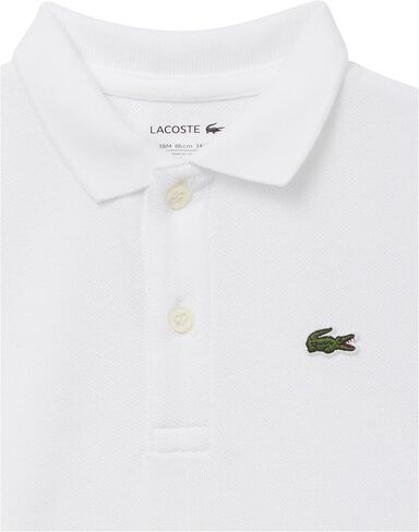 Lacoste Unisex Baby Organic Cotton Piqué Bodysuit in Recycled Cardboard Box Set in Saudi Arabia