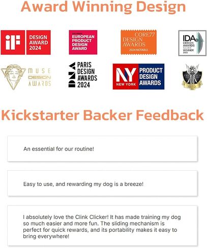 Clicker Dog Trainer & Dog Treat Pouch Alternative Dual Use 2 in 1 Dog Clicker for Training - Durable, Light (2.36 oz), Easy to Clean & Handle, Fast to Fill, Innovative Design, Purple - Click Design in Saudi Arabia