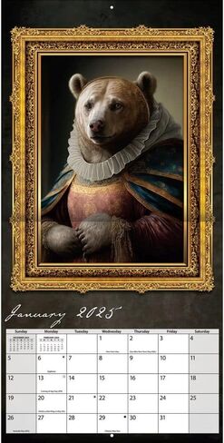 Turner Licensing Gallery Animalia 12x12 Photo Wall Calendar in Saudi Arabia