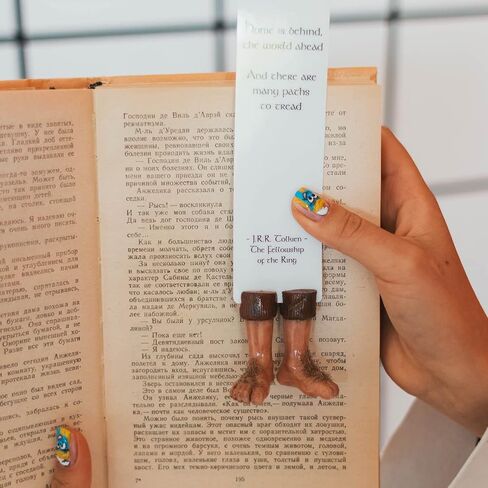 Handmade Bookmark Ideal Gift For Bookworm and Book Lover Truly Handmade and Crafted With Love Father Husband Gift Anniversary Booklovers (Cabaret in fishnets) in Saudi Arabia