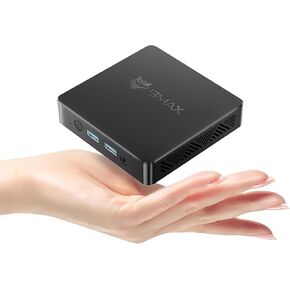 كمبيوتر صغير Bmax B1، Intel N4000 (حتى 2.6 جيجا هرتز)، 8 جيجا LPDDR4/128 جيجا eMMC، كمبيوتر صغير WiFi5 HDMI/VGA 4K HD 2.4 جيجا هرتز/5 جيجا هرتز ثنائي واي فاي BT4.2 كمبيوتر صغير in Kuwait