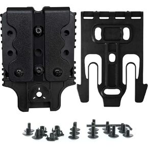 Tourniquet Holder for Gun Holster, Tourniquet Holder Mount Adapter, for Qls Tactical Gear Accessories with Police Gear Duty Belt Attachment