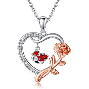 Hummingbird Necklace 925 Sterling Silver Hummingbird Pendant Jewelry Gifts for Women Girls