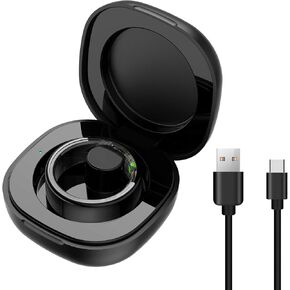 Smart Ring Charging Case Magnetic Charging Compartment Portable Charger for Fitness Ring with Magnetic Charging Port