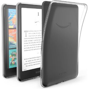 Mission Clear Case for Kindle Paperwhite 12th Gen (2024 Release) and Kindle Colorsoft Signature Edition (2024 Release) Ultra-Clear Transparent Soft Cover, Offering Sleek, Lightweight Protection