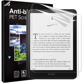 TiMOVO (2 Pack) Screen Protector for All-new Amazon Kindle Paperwhite 7 Inch (12th Generation, 2024) and Kindle Colorsoft Signature Edition, Anti-Glare Scratch Resistant PET Screen Film Protector