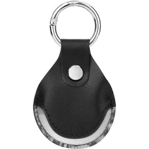 حافظة عالمية لـ Pebblebee Clip، حافظة واقية من جلد البولي يوريثان من الألياف الدقيقة مع حلقة مفاتيح لـ Pebblebee Bluetooth Android iOS Clip Gen.2 متتبع العناصر القابلة لإعادة الشحن، حزمة واحدة (الجراب فقط) in Kuwait