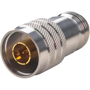 RF Quick Coaxial Wave Connector N Type Push-Pull Adapter N Male Quick Push-on to N Female Adapter in SU303 Stainless Steel Material Beryllium Copper Inner Conductor DC-18GHz Test Testing Tanger 50ohm