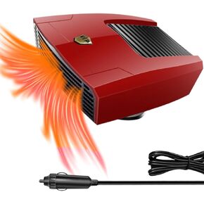 سخانات السيارة للمركبة 12 فولت، مزيل ضباب الزجاج الأمامي المحمول الذي يتم توصيله بولاعة السجائر، 150 وات in Kuwait