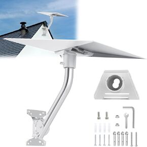 Starlink Gen 3 Mount, Adjustable Stainless Steel Starlink Mount Compatible with Starlink V3 Standard Dish, Includes Pipe and Pipe Adapter for Wall Mount/Roof Mount, Starlink Mounting Kit
