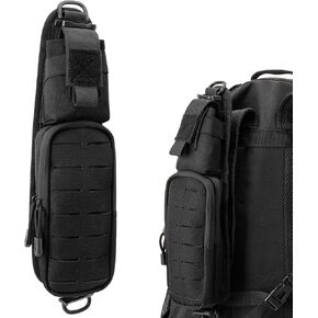 Jueachy Strap Shoulder Molle Accessories Pouch: Tactical Backpack Pocket Attachment Storage Phone Flashlight EDC