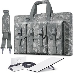 Starlink Case Gen 3 Travel bag for Starlink V3 dish antenna and all accessories,(Camouflage, large space, padding) Separate storage pocket Star link parts hand-held shoulder bag for Car,RV,Camping