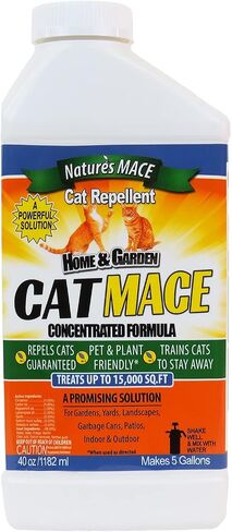 Nature’s MACE Cat Repellent Spray 1 Gal Concentrate, Treats 48,000 Sq Ft, Cat Repellent Outdoor Spray, Indoor Spray, Keep Cats Out, Train Your Cat to Stay Out, Cat Training Tool, Cat Scratch Deterrent in Saudi Arabia