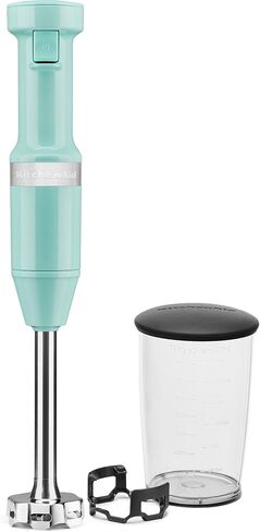 KitchenAid Variable Speed Corded Hand Blender with Accessories, White, KHBV83WH in Saudi Arabia