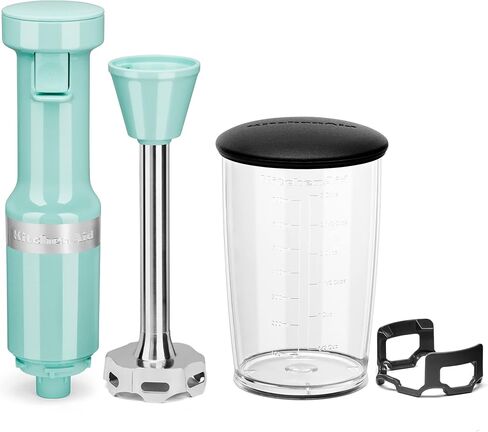 KitchenAid Variable Speed Corded Hand Blender with Accessories, White, KHBV83WH in Saudi Arabia