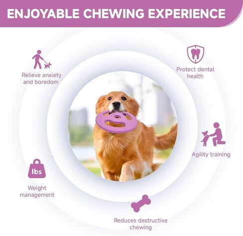 Dog Flying Disc Toy, 7.0 inch Natural Rubber Dog Toy Outdoor Dog Flying Discs Interactive Dog Fetch Toy Durable and Soft Flyer Toy for Playing, Mint Green in Saudi Arabia