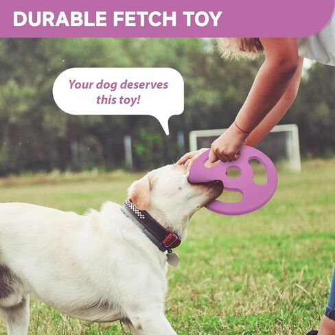 Dog Flying Disc Toy, 7.0 inch Natural Rubber Dog Toy Outdoor Dog Flying Discs Interactive Dog Fetch Toy Durable and Soft Flyer Toy for Playing, Mint Green in Saudi Arabia