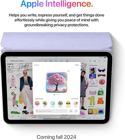 Apple iPad mini (A17 Pro): Apple Intelligence, 8.3-inch Liquid Retina Display, 256GB, Wi-Fi 6E + 5G Cellular, 12MP Front/12MP Back Camera, Touch ID, All-Day Battery Life — Space Gray in Kuwait