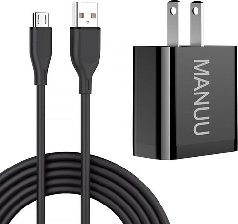 Micro USB Charger with 6FT Android Fast Charging Cable for Old Version Kindle/Fire Tablet HD 10 8 7 6 Plus,Kids Edition, Paperwhite, E-Reader,Samsung Galaxy S7/S7 Edge/S6/S6/J8/J7, etc in Saudi Arabia