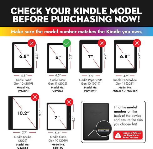 ملصق Tacky Design Clouds Skin لملصق Kindle Skin، غلاف أزرق فاتح لملصقات Kindle، غلاف كامل من الفينيل الفاخر 3M لتغطية Kindle، وجلد Kindle Wrap لـ (Kindle (الجيل الحادي عشر، 2022)) in Saudi Arabia