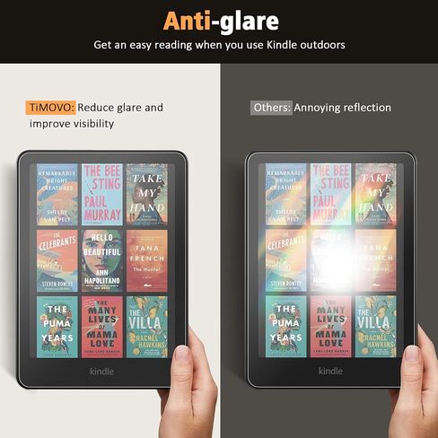 واقي شاشة TiMOVO (3 عبوات) لجهاز Amazon Kindle Paperwhite الجديد مقاس 7 بوصات (الجيل الثاني عشر، 2024) وKindle Colorsoft Signature Edition، واقي شاشة PET مضاد للوهج ومقاوم للخدش in Saudi Arabia
