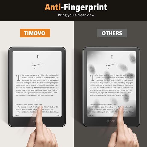واقي شاشة TiMOVO (3 عبوات) لجهاز Amazon Kindle Paperwhite الجديد مقاس 7 بوصات (الجيل الثاني عشر، 2024) وKindle Colorsoft Signature Edition، واقي شاشة PET مضاد للوهج ومقاوم للخدش in Saudi Arabia