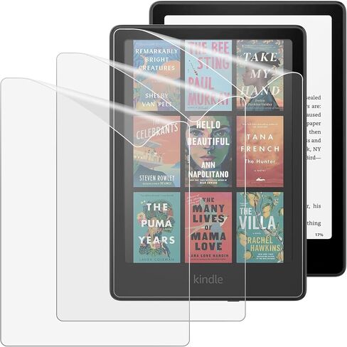 MoKo 2 Pack Screen Protector for 7" Kindle Paperwhite 12th Gen 2025/2024 | for Kindle Colorsoft 2024/2025, Anti-Glare, High Clarity, Fingerprint Resistant, Clear Slim Film, Matte Kindle Accessories in Saudi Arabia