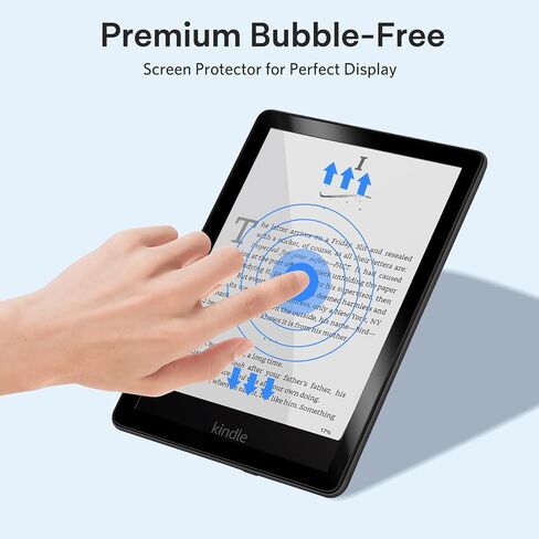 CoBak 2 Pack Anti-Glare Matte Screen Protector for 7" Kindle Paperwhite 12th Gen 2024 & Kindle Colorsoft Signature Edition, Kobo Aura 2 - High Clarity, Fingerprint Resistant - Tempered Glass Film in Saudi Arabia