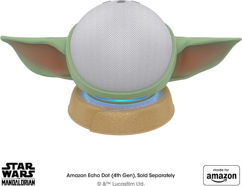 All New, Made for Amazon, featuring The Mandalorian Baby Grogu ™-inspired Stand for Amazon Echo Dot (4th & 5th Gen) in Saudi Arabia