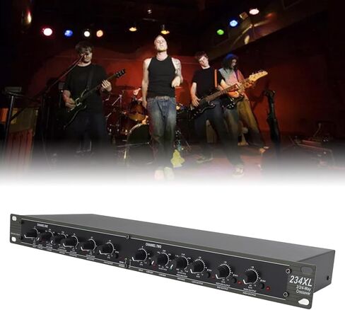 GoWENIC 4 Way Crossover، 234XL Crossover Professional Stereo 2/3 Way Mono 4 Way Crossover لأداء المسرح في الهواء الطلق لتوزيع إشارة الصوت، GOWENIC1g3mbycsvi in Kuwait