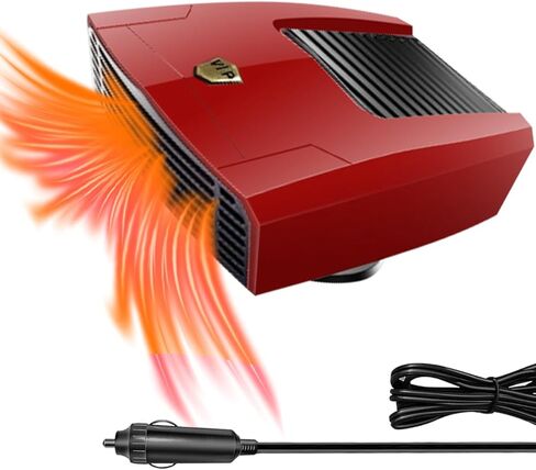 سخانات السيارة للمركبة 12 فولت، مزيل ضباب الزجاج الأمامي المحمول الذي يتم توصيله بولاعة السجائر، 150 وات in Kuwait