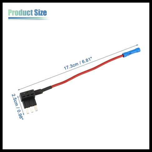 1 مجموعة عالمية 2 قطعة سيارة فيوز الحنفية إضافة محول الدائرة 12 فولت مع 2 قطعة 5A Micro3 ATL شفرة نوع الصمامات استبدال مادة متينة in Saudi Arabia