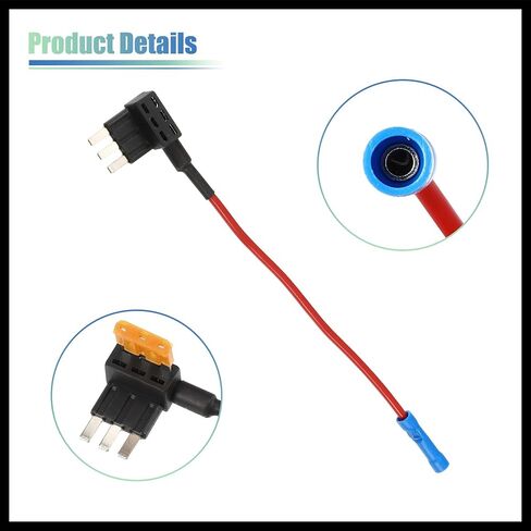1 مجموعة عالمية 2 قطعة سيارة فيوز الحنفية إضافة محول الدائرة 12 فولت مع 2 قطعة 5A Micro3 ATL شفرة نوع الصمامات استبدال مادة متينة in Saudi Arabia