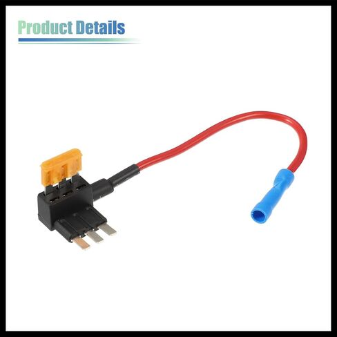 1 مجموعة عالمية 2 قطعة سيارة فيوز الحنفية إضافة محول الدائرة 12 فولت مع 2 قطعة 5A Micro3 ATL شفرة نوع الصمامات استبدال مادة متينة in Saudi Arabia