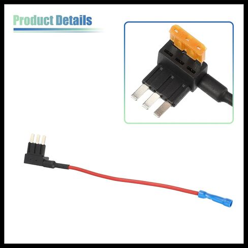 1 مجموعة عالمية 2 قطعة سيارة فيوز الحنفية إضافة محول الدائرة 12 فولت مع 2 قطعة 5A Micro3 ATL شفرة نوع الصمامات استبدال مادة متينة in Saudi Arabia