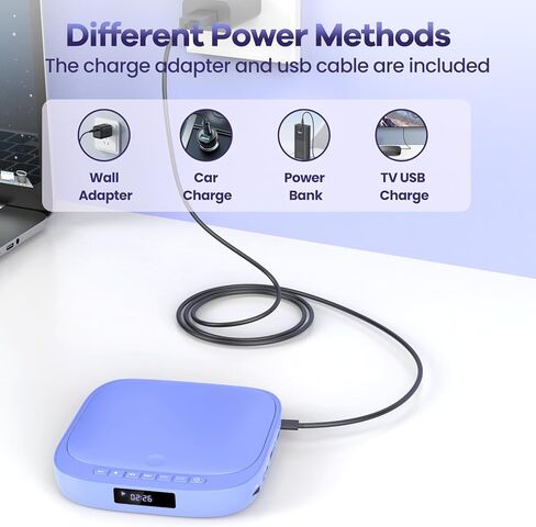 مشغلات DVD للتلفزيون Desobry Mini DVD Player HDMI RCA Output 1080P HD جميع المناطق مشغل DVD مجاني مع جهاز تحكم عن بعد، مشغل DVD مدمج للتلفزيون الذكي يدعم بطاقة USB/TF، PAL/NTSC in Kuwait