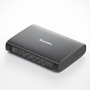 Rechargeable 5/9/12V 27000mAh DC Output Lithium ion Battery Pack for LED Strip and CCTV Camera, Portable Li-ion Power Bank with Charger, 5V USB Output for LED Light Strip, Smartphone and More