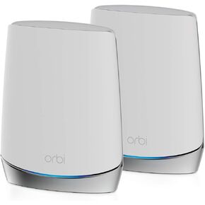 NETGEAR Orbi 770 Series Tri-Band WiFi 7 Mesh System (RBE773) - Router + 2 Satellite Extenders - Covers up to 8,000 sq. ft., 100 Devices - 2.5 Gig Internet Port - BE11000 802.11be (up to 11Gbps)