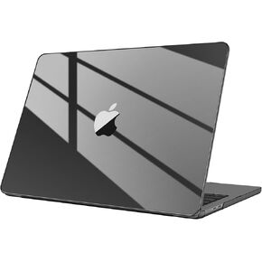 Fintie Case for MacBook Pro 14 Inch A3401 A3185 A3112 A2992 A2918 A2779 A2442 (2024 2023 2022 2021), [Ultra-Transparent] Slim Snap On Hard Shell Cover for MacBook Pro 14" M4/M3/M2/M1 Chip, Black