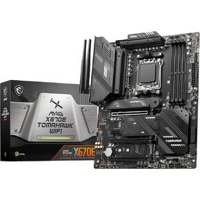 MSI MAG X870 Tomahawk WiFi Gaming Motherboard (AMD Ryzen 9000/8000/7000 Series Processors, AM5, DDR5, PCIe 5.0, M.2 Gen5, SATA 6Gb/s, USB 40Gbps, HDMI/DP, Wi-Fi 7, Bluetooth 5.4, 5Gbps LAN, ATX)