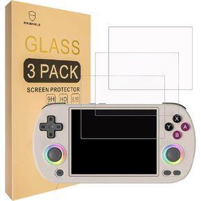 Mr.Shield Screen Protector compatible with Anbernic RG40XX H [Tempered Glass] [3-PACK] [Japan Glass with 9H Hardness]