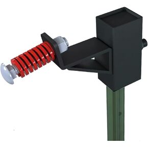 Atflbox T-Post Target Hanger for AR500 Targets, T-Post Target Brackets Target Mount, AR500 Steel Torso Silhouette Targets Conversion Adapter for Outdooor Shooting Practice, 2 Pack