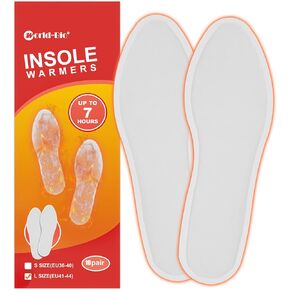 Insole Foot Warmers (10 Pairs) - Up to 9 Hours of Heat - Ultra Thin, No Clumping, All Natural - Air Activated Heated Insoles - Feet Warmers for Men & Women - L(EU41-44)