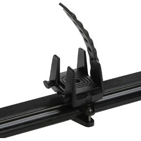Multi Purpose Holder for Car Roof Rack Cross Bars for Carrying skis, ski Poles, Fishing rods, Kayak Paddles, Spades, Shovels | Universal Mount- Qty -2